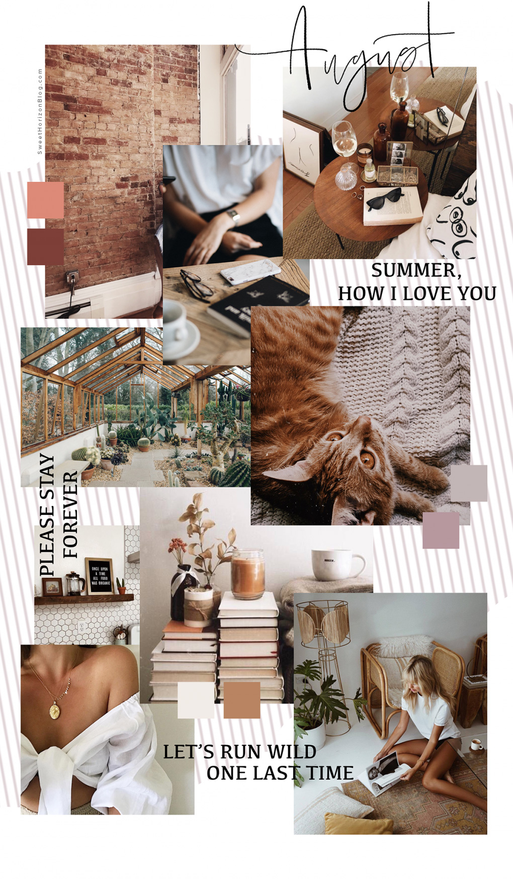 August Background + Monthly Goals – Sweet Horizon Blog