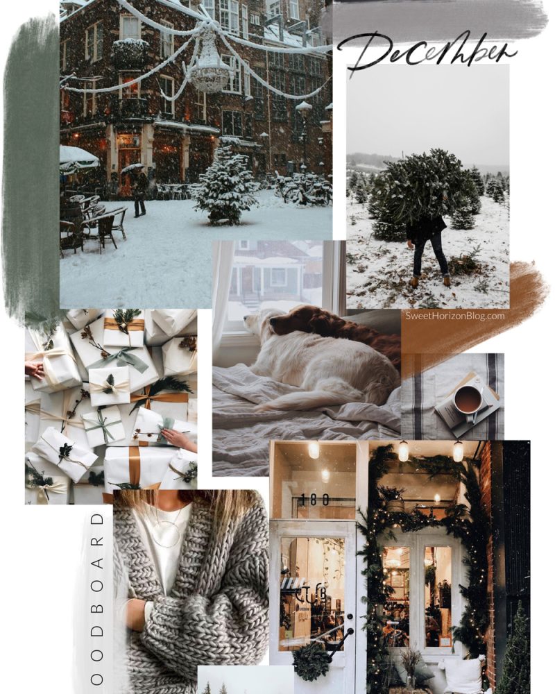 December Moodboard + Yearly Overview