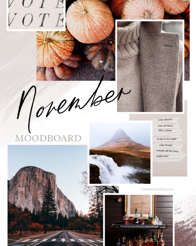 November Moodboard + What I’m Thankful For