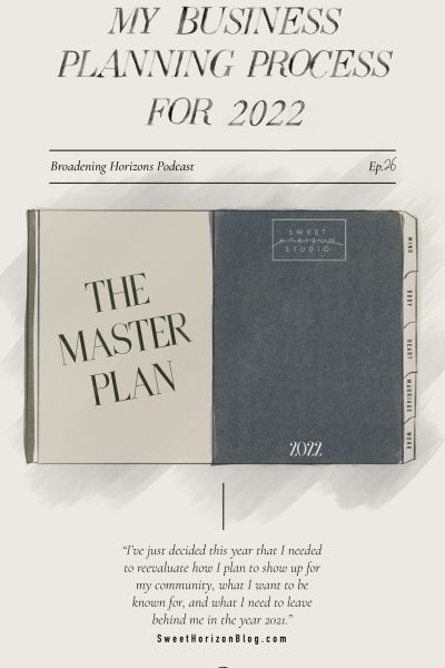 How I’m Changing My Business Planning Process for 2022