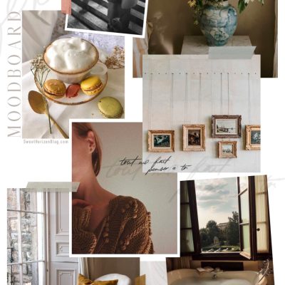 February Moodboard + Monthly Goals