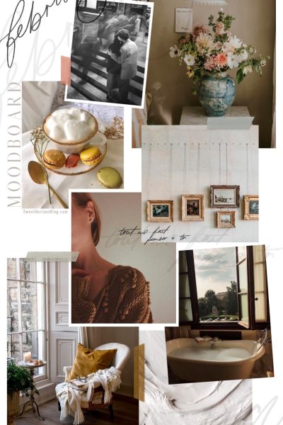 February Moodboard + Monthly Goals