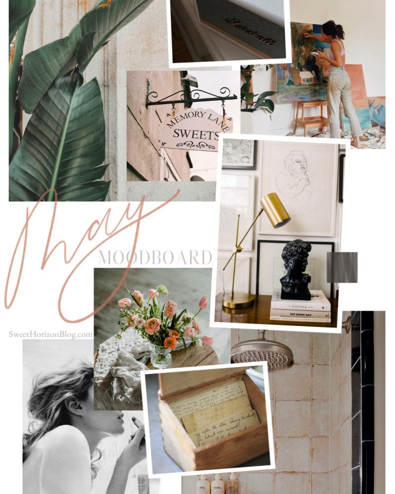 May Moodboard + Monthly Goals