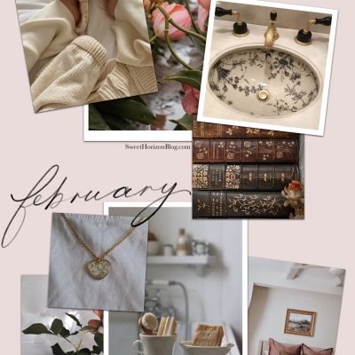 February Moodboard + Monthly Intentions
